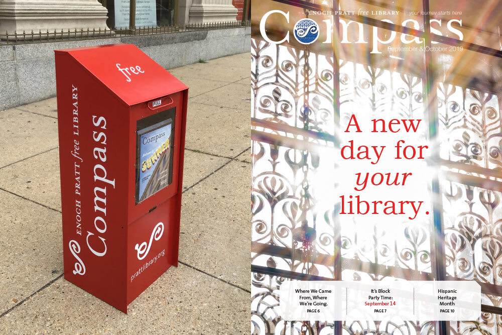 Compass sidewalk box dispenser and sample issue cover